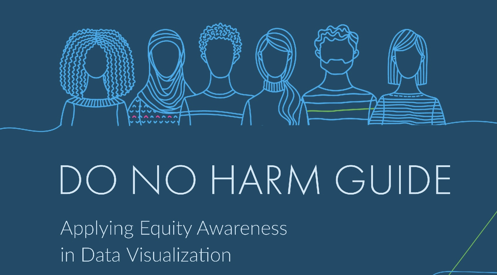 Graphic for Do No Harm Guide by Schwabish and Feng depicting abstract  figures
