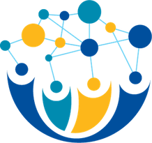 Year of Data and Society logo, with abstract figures connected to a network